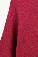 Load image into Gallery viewer, Handkerchief Hem Turtleneck Poncho Sweater
