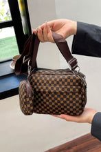 Load image into Gallery viewer, Adored Geometric PU Leather Shoulder Bag with Small Purse
