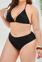 Load image into Gallery viewer, Plus Size Tied Flutter Sleeve Three-Piece Swimsuit
