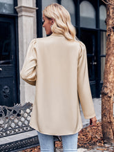 Load image into Gallery viewer, Open Front Puff Sleeve Cardigan
