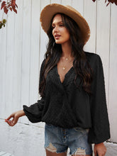 Load image into Gallery viewer, Swiss Dot Balloon Sleeve Blouse
