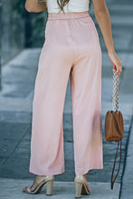 Load image into Gallery viewer, Pleated Detail Wide Leg Pants with Pockets
