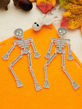 Load image into Gallery viewer, Halloween Skeleton Dangle Drop Earrings
