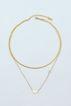 Load image into Gallery viewer, More to Give Heart Pendant Double-Layered Necklace

