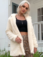 Load image into Gallery viewer, Buttoned Longline Sherpa Jacket
