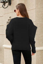 Load image into Gallery viewer, Woven Right Puff Sleeve V-Neck Fuzzy Cardigan

