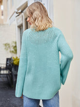 Load image into Gallery viewer, Raglan Sleeve Waffle Knit Sweater
