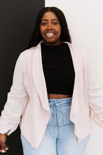 Load image into Gallery viewer, AMOLI Higher Path Full Size Run Ruched Blazer Jacket
