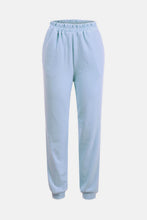 Load image into Gallery viewer, Elastic Hem Crop Top and Pants Set
