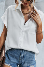 Load image into Gallery viewer, Satin Button Down Collared Shirt
