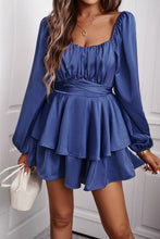 Load image into Gallery viewer, Long Balloon Sleeve Layered Romper
