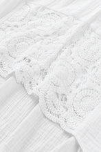 Load image into Gallery viewer, Spliced Lace High-Low Blouse

