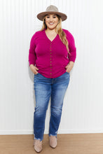 Load image into Gallery viewer, Zenana Sweetest Kiss Full Size Button-Front Cardigan
