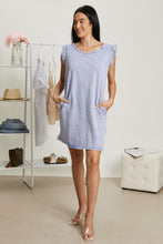 Load image into Gallery viewer, Sew In Love Cascade Springs Full Size Acid Wash Dress in Denim
