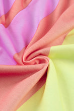 Load image into Gallery viewer, Multicolored Stripe Round Neck Romper
