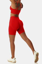 Load image into Gallery viewer, Crisscross Sports Bra and Biker Shorts Set
