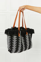 Load image into Gallery viewer, Fame Day Dreamer Weaved Fringe Tote Bag

