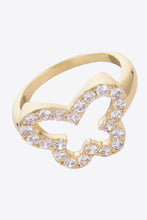 Load image into Gallery viewer, Rhinestone Butterfly-Shaped Ring
