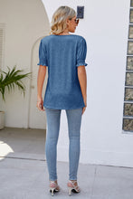 Load image into Gallery viewer, Flounce Sleeve V-Neck Tee
