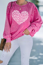 Load image into Gallery viewer, Endless Days Heart Graphic Drop Shoulder Sweatshirt
