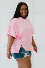 Load image into Gallery viewer, Sew In Love Sippin' Lemonade Full Size Run French Terry Top in Pink
