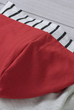 Load image into Gallery viewer, Girls Striped Color Block Hoodie
