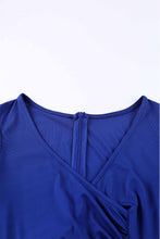 Load image into Gallery viewer, Flutter Sleeve Surplice Midi Dress
