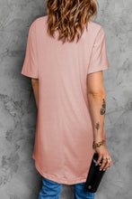 Load image into Gallery viewer, Round Neck Short Sleeve Tunic Tee
