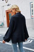 Load image into Gallery viewer, Lantern Sleeve Dropped Shoulder Sweater
