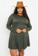 Load image into Gallery viewer, White Birch Wandering the Woods Full Size Mini Dress with Built-In Shorts
