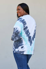 Load image into Gallery viewer, Sew In Love Full Size Tie-Dye Side Slit Sweatshirt
