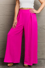 Load image into Gallery viewer, GeeGee Adorable Treasures High Waisted Wide Leg Trouser Pants
