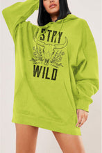 Load image into Gallery viewer, Simply Love Simply Love Full Size STAY WILD Graphic Hoodie
