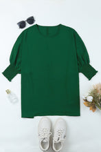 Load image into Gallery viewer, Smocked Round Neck Tunic Top
