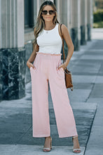 Load image into Gallery viewer, Paperbag Wide Leg Pants with Pockets
