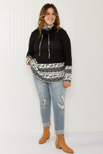 Load image into Gallery viewer, Heimish Sleigh Ride Full Size Waffle Knit Christmas Top
