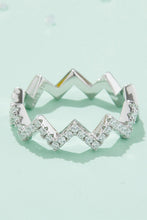 Load image into Gallery viewer, Moissanite Wavy Band Ring
