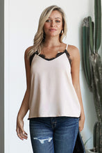 Load image into Gallery viewer, Lace Trim V-Neck Cami
