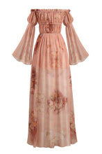 Load image into Gallery viewer, Floral Flare Sleeve Dress
