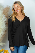 Load image into Gallery viewer, White Birch Full Size Slit V-Neck Tunic Top
