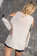 Camouflage contrasted Top Dibs | 818