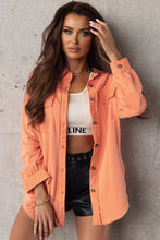 Load image into Gallery viewer, Button Front Shacket with Pockets
