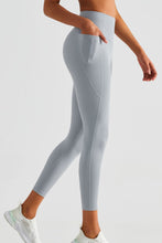 Load image into Gallery viewer, Wide Waistband Sports Leggings with Pockets
