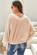 Load image into Gallery viewer, Long Sleeve Solid V Neck Thermal Top
