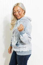 Load image into Gallery viewer, Zenana New Friends Full Size Acid Wash Fleece Hoodie
