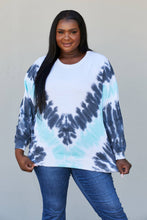 Load image into Gallery viewer, Sew In Love Full Size Tie-Dye Side Slit Sweatshirt
