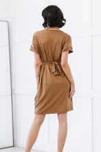 Load image into Gallery viewer, Zenana Smooth Talker Full Size Tie-Waist Dress
