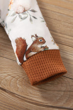 Load image into Gallery viewer, Baby Printed Bodysuit and Waffle-Knit Drawstring Pants Set
