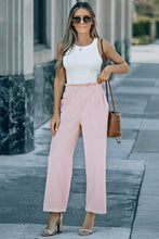 Load image into Gallery viewer, Paperbag Wide Leg Pants with Pockets
