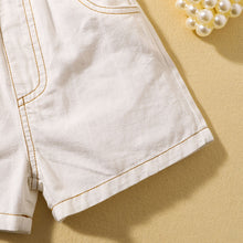 Load image into Gallery viewer, Contrast Stitching Bow Detail Cami and Shorts Set
